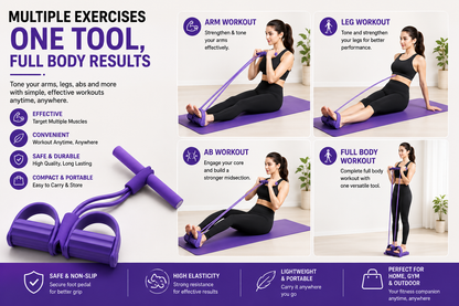 Yoga Pedal Puller Resistance Band Fitness Equipment