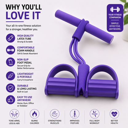 Yoga Pedal Puller Resistance Band Fitness Equipment